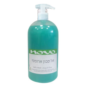 אל סבון נוזלי עם משאבה ירוק 1 ליטר נובו